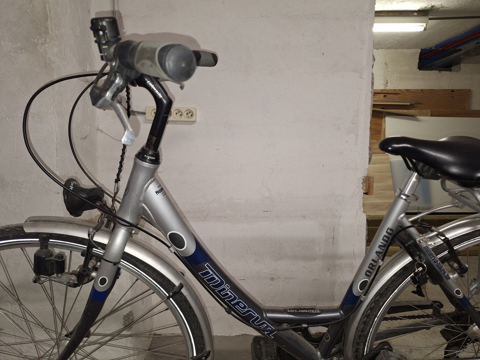 Minerva dames fiets voor 1m50 tot 1m60, Moins de 10 vitesses, Enlèvement, Utilisé, 26 pouces