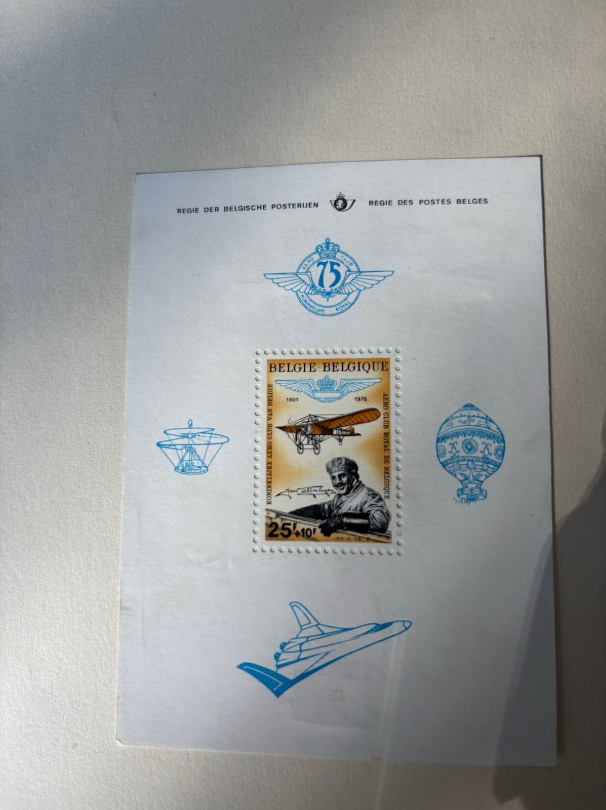 Oude Belgische postzegel, Enlèvement ou Envoi, Aviation