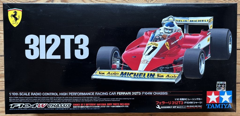 Ferrari 312T3 1/10 de Tamiya R/C, Hobby & Loisirs créatifs, Neuf, Échelle 1:10, Enlèvement ou Envoi, Voiture on road