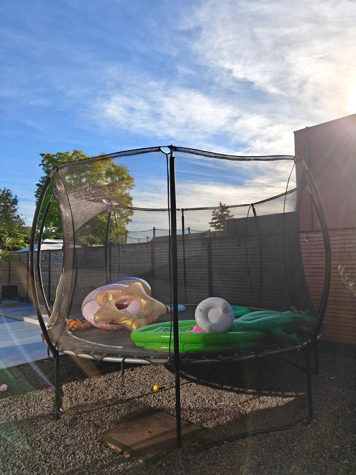Trampoline Exit, Ophalen, Gebruikt