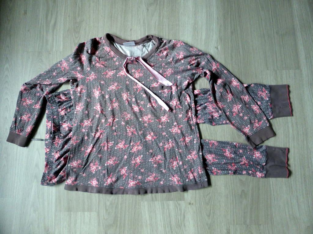 Pyjama 38 Ringella Lingerie grijs roze, Kleding | Dames, Pyjama's, Ringella, Ophalen of Verzenden, Gedragen, Maat 38/40 (M)