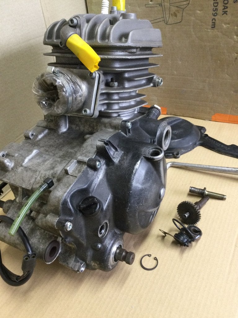Motorblok Cagiva WMX 125 BJ 1980   Motorblok Suzuki PÉ 175, Occasion, 12 à 35 kW, 175 cm³, 1 cylindre