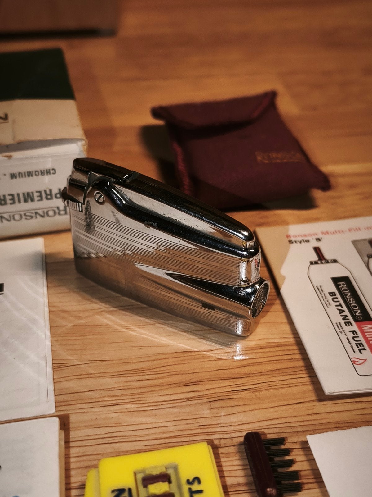 Ronson turbo jetpack (années 50's), Collections, Enlèvement ou Envoi, Briquet