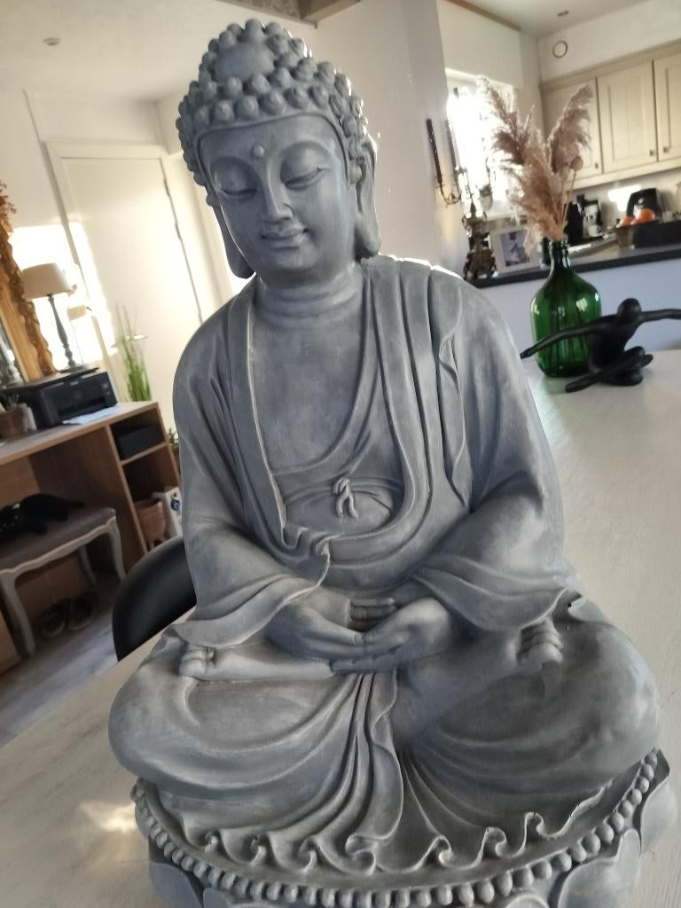 Polyester ornament, Ophalen, Zo goed als nieuw, Kunststof, Boeddhabeeld