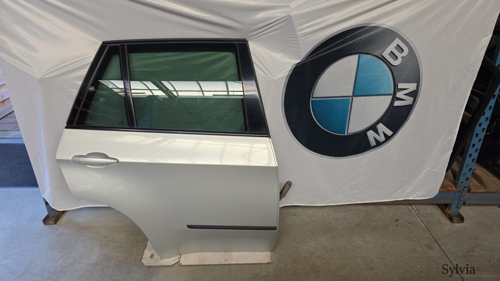 Deur Portier rechts achter BMW X5 E70 + LCI Titansilber meta, -, Utilisé, Porte, -