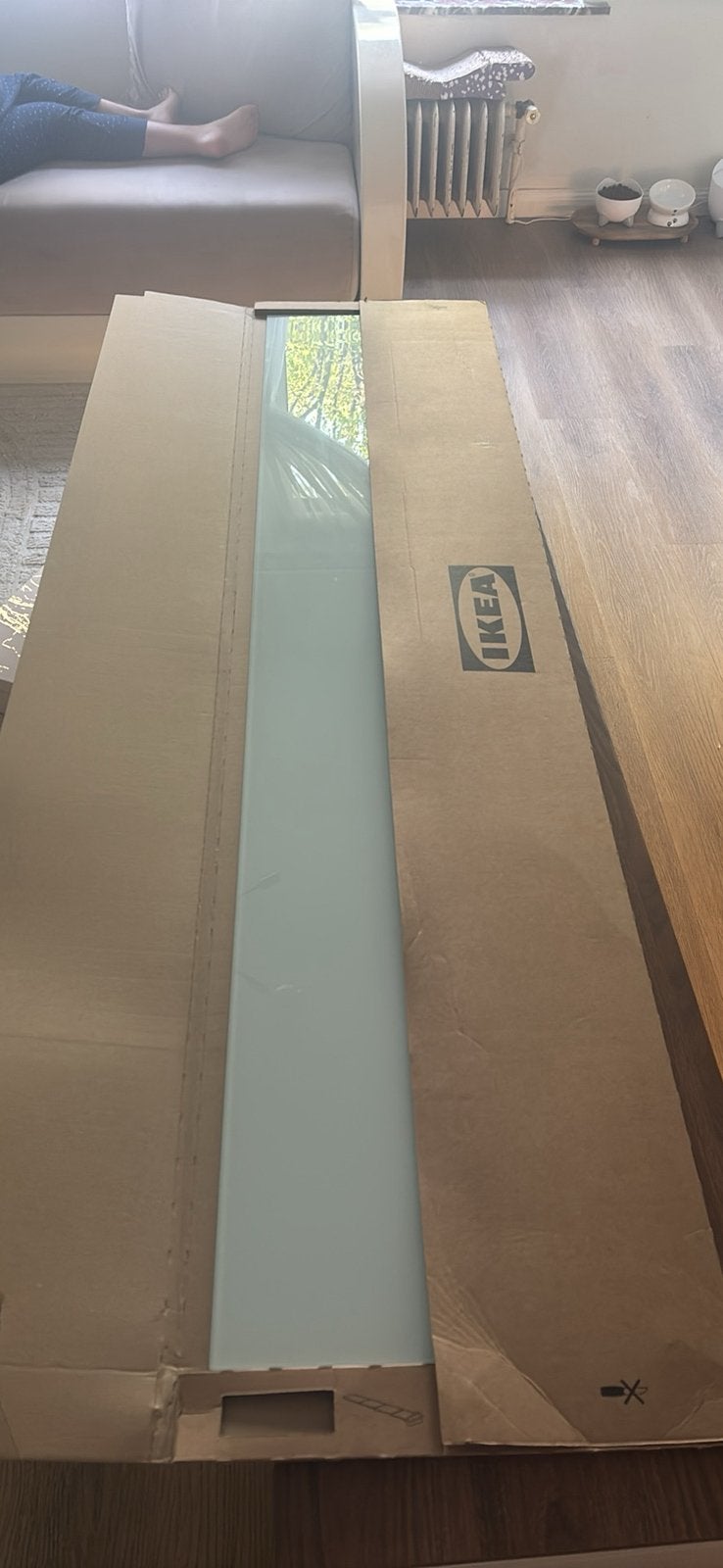Planche ikea pour meuble tv besta 180x46x76, Enlèvement ou Envoi, Comme neuf
