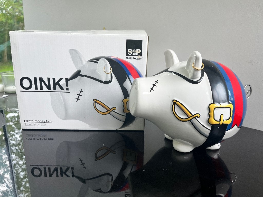 Spaarvarken salt en pepper, Collections, Enlèvement, Neuf, Pierre, Poterie ou Céramique, Animal