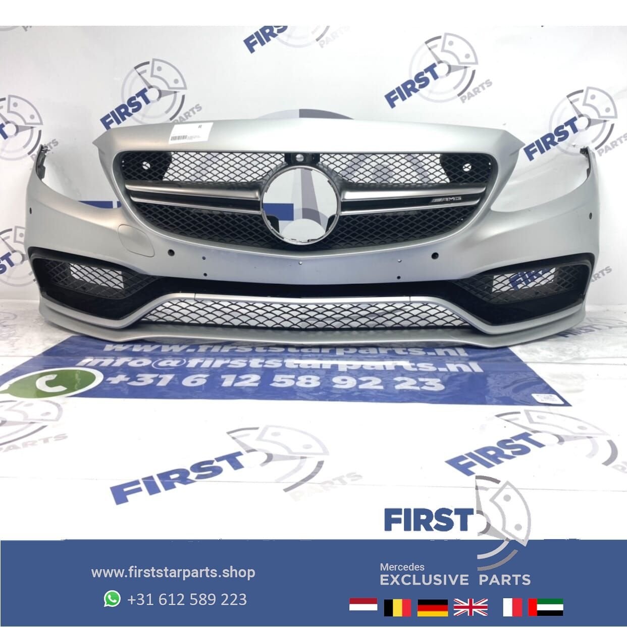 W205 S205 C63 C63S AMG VOORBUMPER COMPLEET 63 S Mercedes C K, Utilisé, -, Avant, -