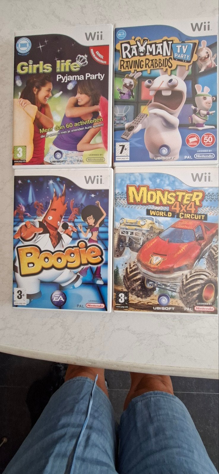 Wii: Rayman Raving Rabbibs,Monster 4x4,Boogie,Girls party, Consoles de jeu & Jeux vidéo, Aventure et Action, Comme neuf, Enlèvement