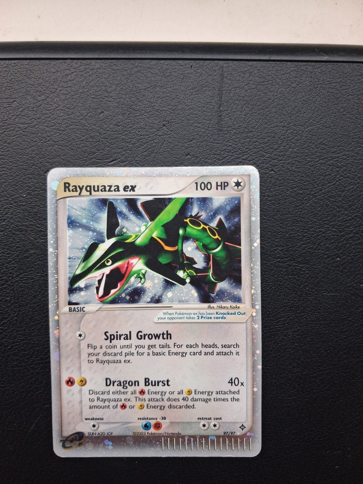 Rayquaza ex (97/97) ex Dragon, Enlèvement ou Envoi