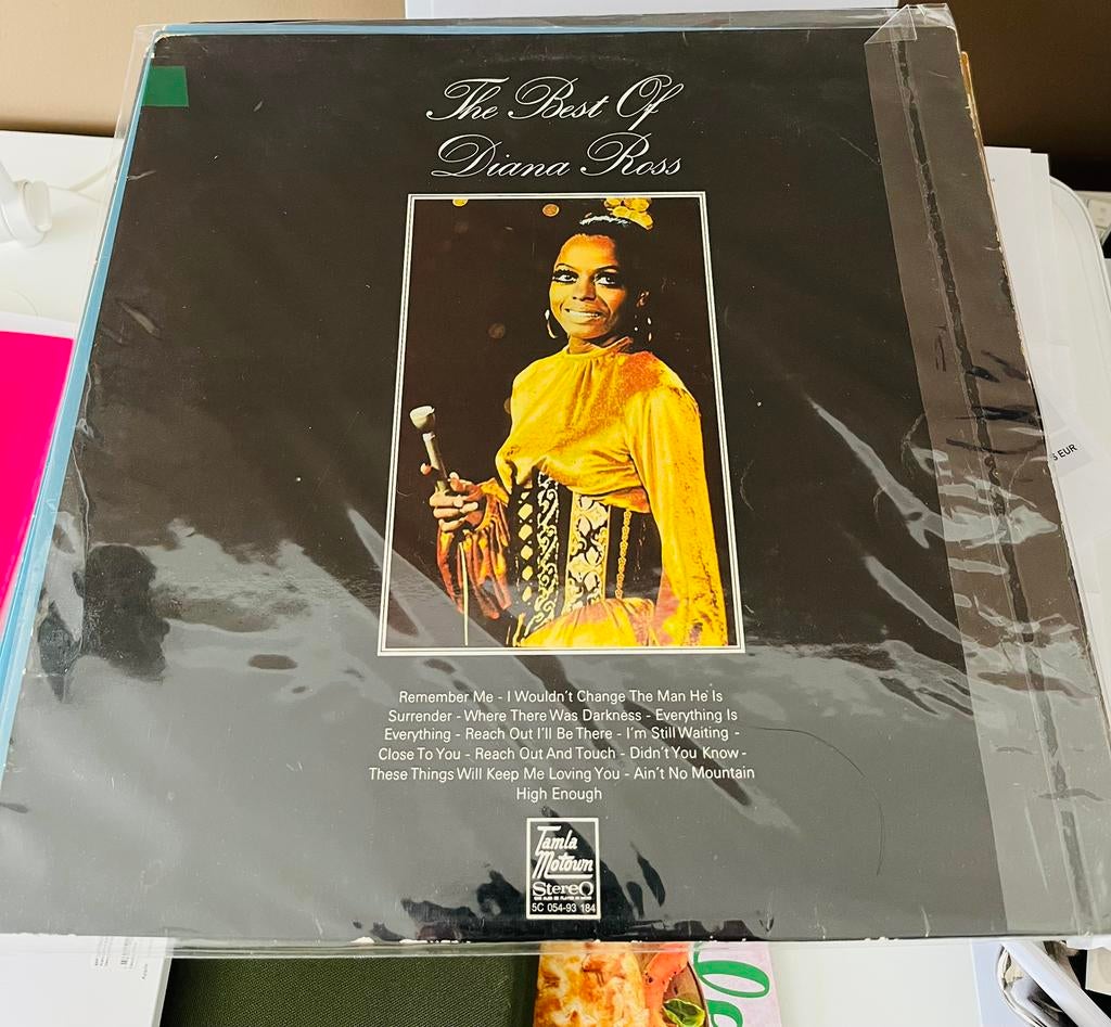 LP Diana Ross (The best of), Envoi, Utilisé