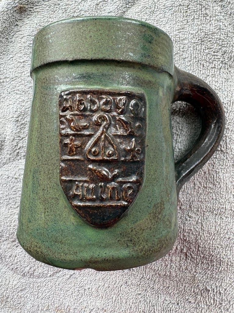 Abbaye d'Aulne - chope à bière, Enlèvement ou Envoi, Utilisé, Chope(s), Autres marques
