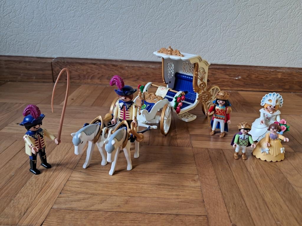 Playmobil set 4258, koninklijke koets, bruidspaar, Ophalen, Gebruikt, Complete set