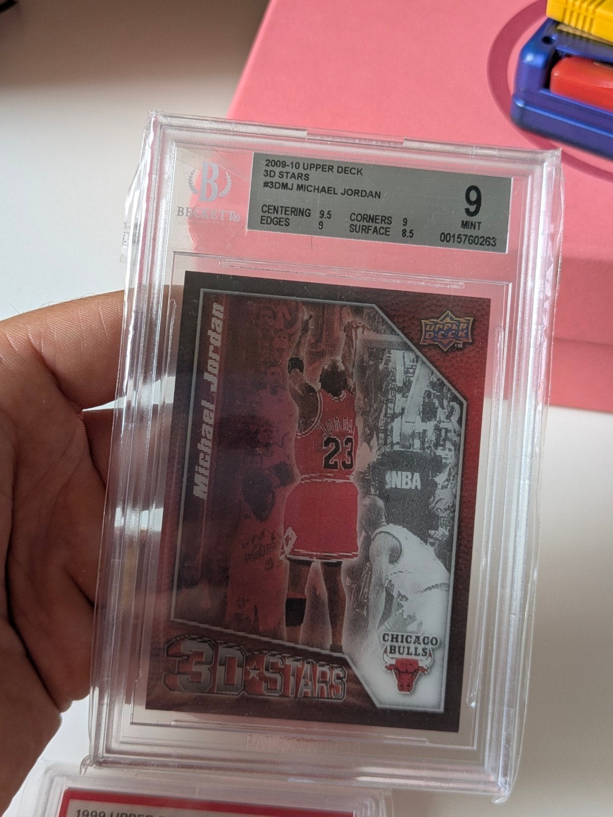 Michael Jordan 3D stars NBA kaart, Hobby en Vrije tijd, Ophalen of Verzenden