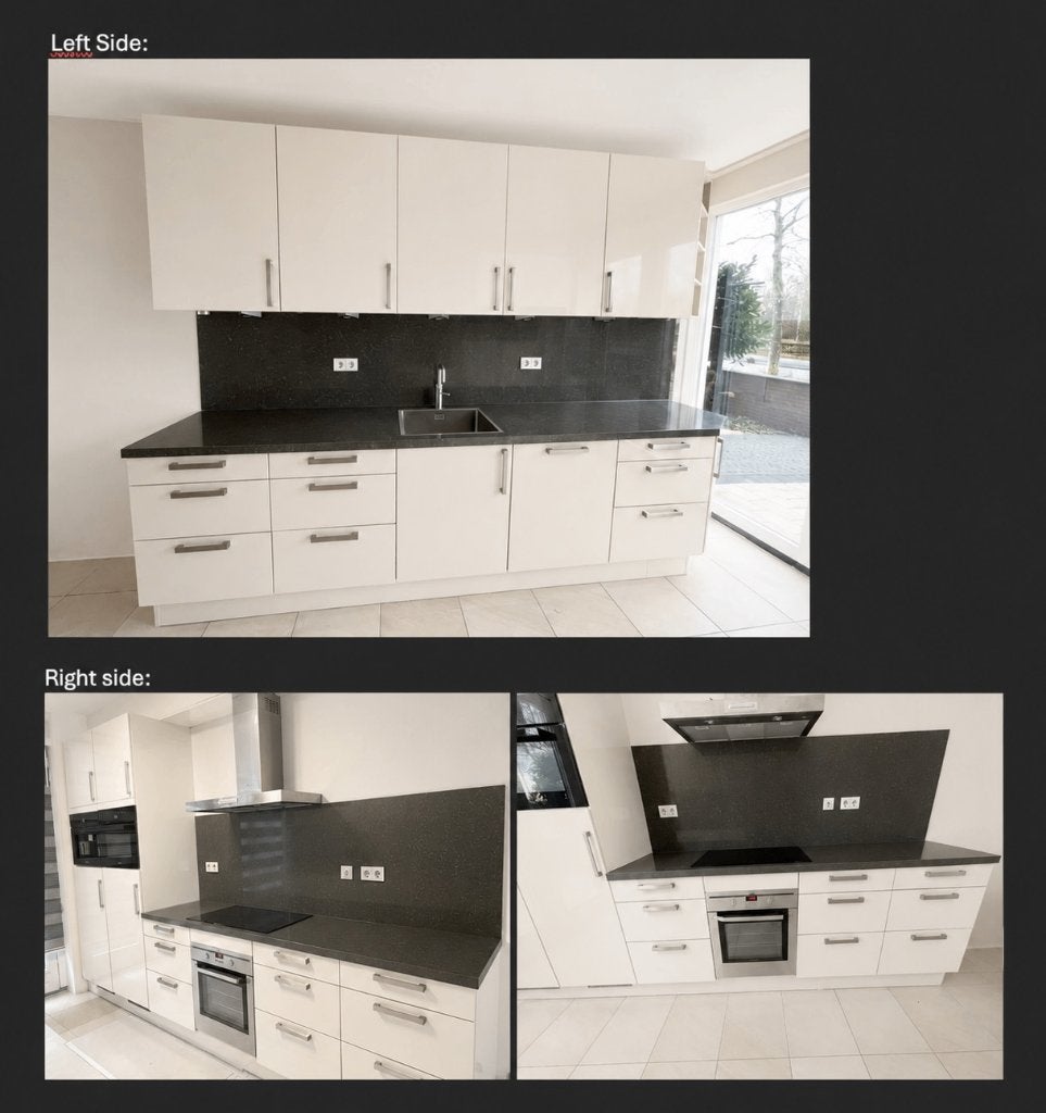 ✨ CUISINE ET APPAREILS ÉLECTROMÉNAGERS  DOUBLE  RILLANTS ✨, Maison & Meubles, Synthétique, Enlèvement ou Envoi, Comme neuf, Cuisine à mur double