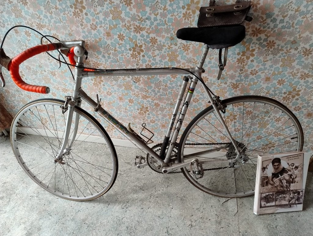 Retro koersfiets ALAN met Campagnolo onderdelen, Enlèvement, Utilisé, Frein sur jante, Autres marques
