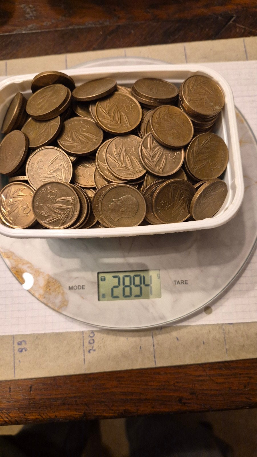 20 frank stukken van Boudewijn 2,850 kg, Enlèvement, Autre, Série