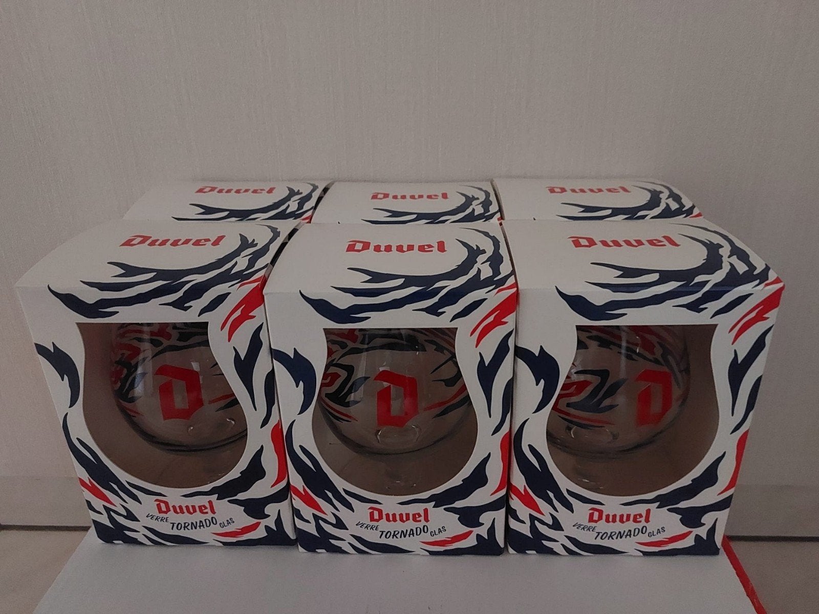 Duvel Tornado glazen, Ophalen of Verzenden, Duvel