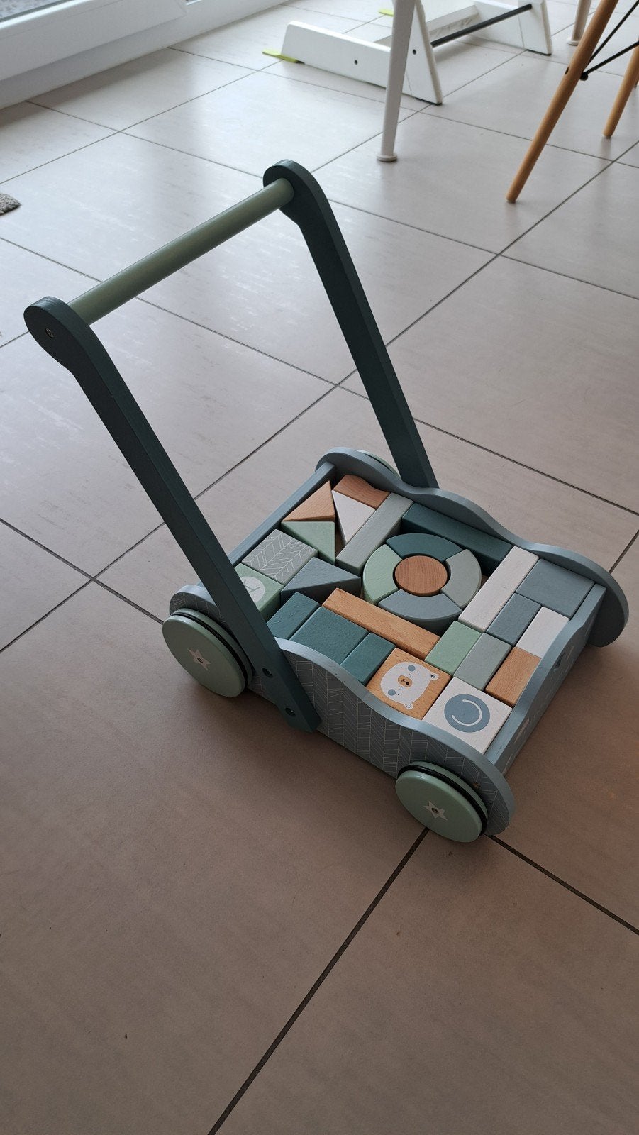 Loopwagen Little Dutch, Ophalen