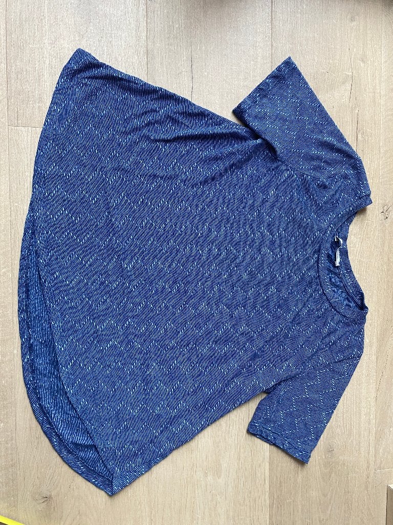 zara blauwe losse tshirt maat S, Blauw, Zara, Ophalen of Verzenden, Korte mouw