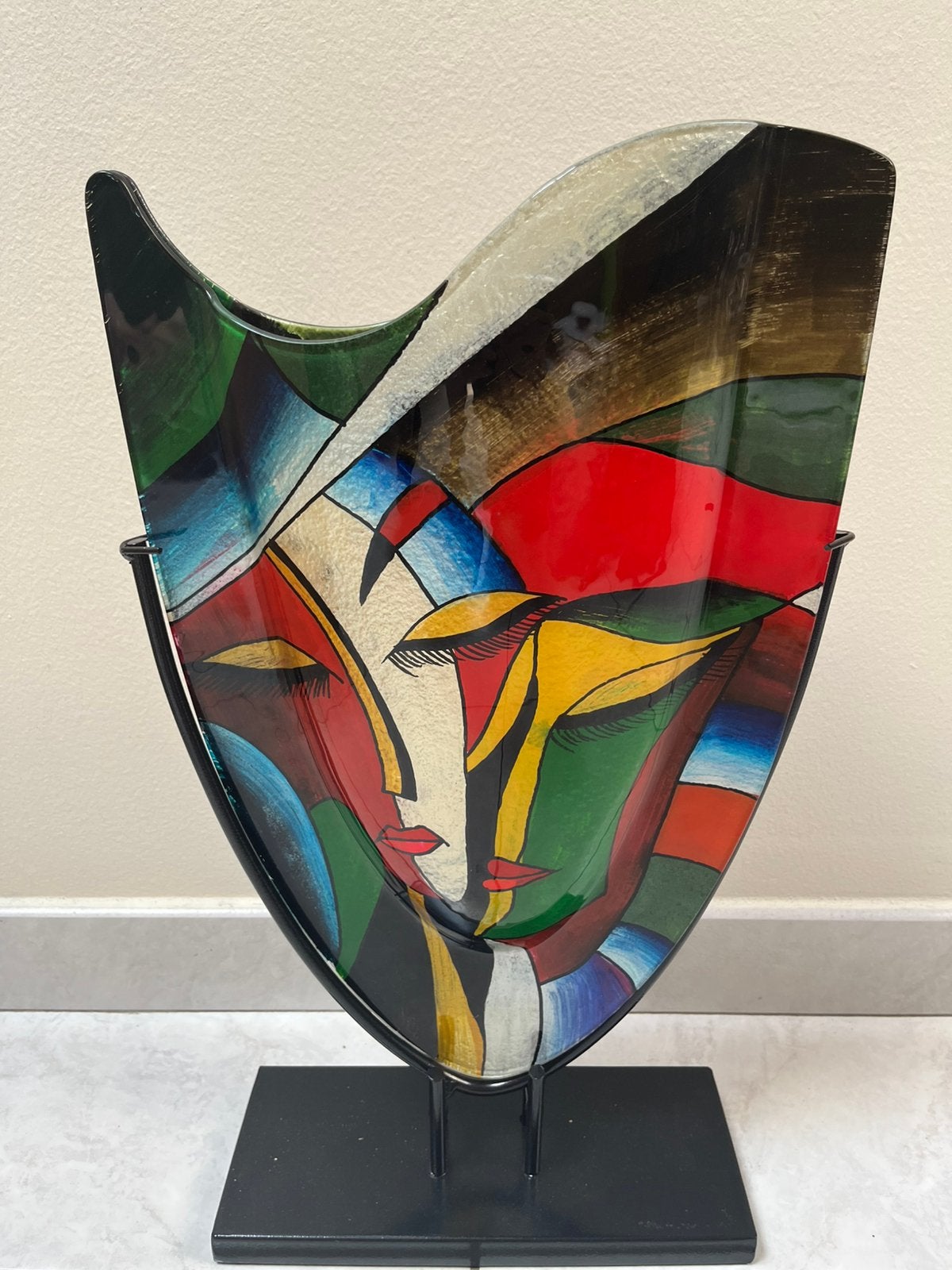 Vase en verre neuf, Antiek en Kunst, Kunst | Designobjecten, Ophalen, Vaas, Glas