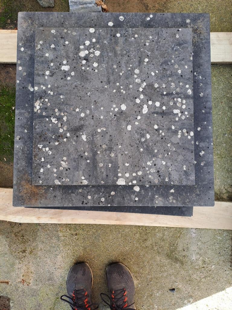 Belgische Blauwe Steen 2 stuks, Tuin en Terras, Ophalen