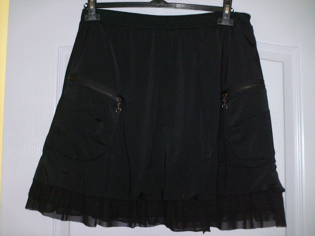 a vendre jupe pour dame, Taille 46/48 (XL) ou plus grande, Enlèvement ou Envoi, Noir, Longueur genou