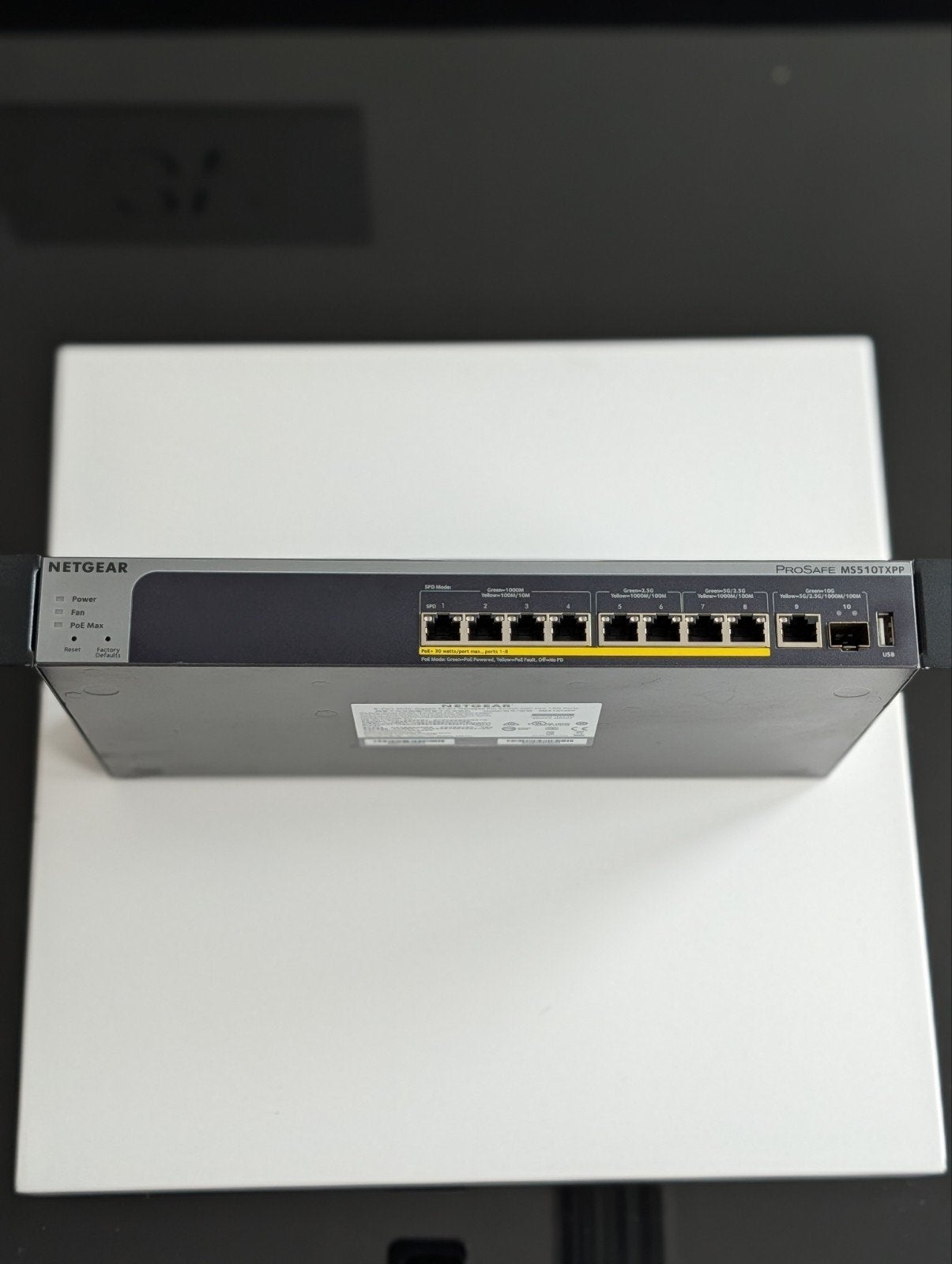 Switch Netgear MS510TXPP — Multi-Gigabit Smart Managed Pro, Computers en Software, Netwerk switches