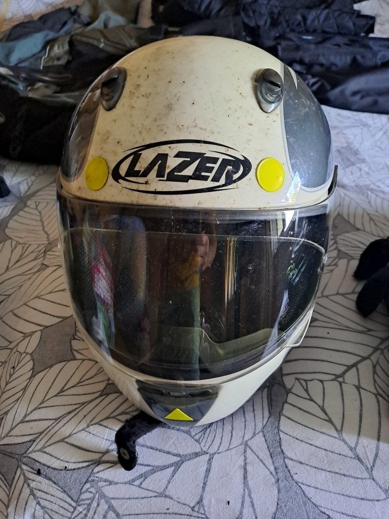 Lazer integrale motorhelm, Ophalen, Integraalhelm, Tweedehands, XS