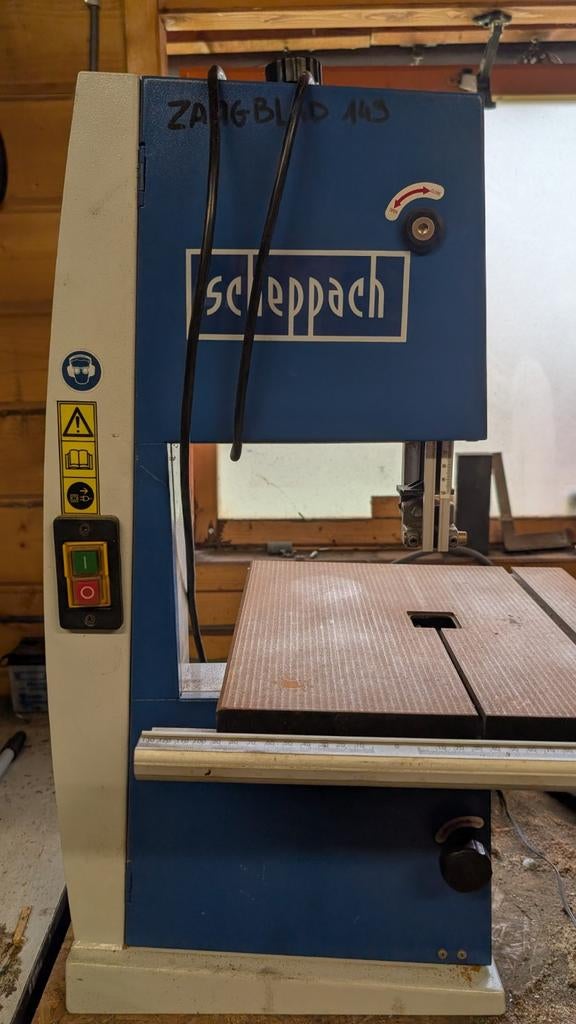 Scheppach bandzaag, Enlèvement