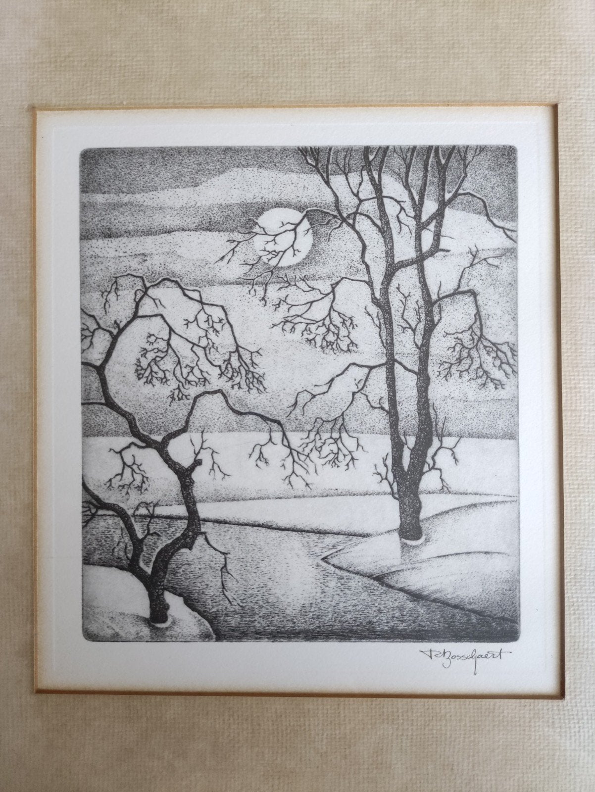 BRUGSE SCHOOL - RENAAT BOSSCHAERT, Antiek en Kunst, Ophalen of Verzenden, Landschap