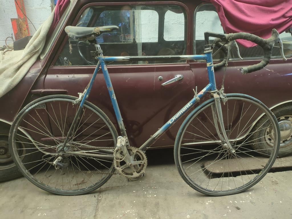Diamant koersfiets, Fietsen en Brommers, Ophalen