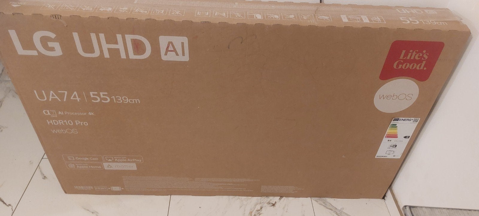 smart  TV LG 55, TV, Hi-fi & Vidéo, Enlèvement, Neuf, LG