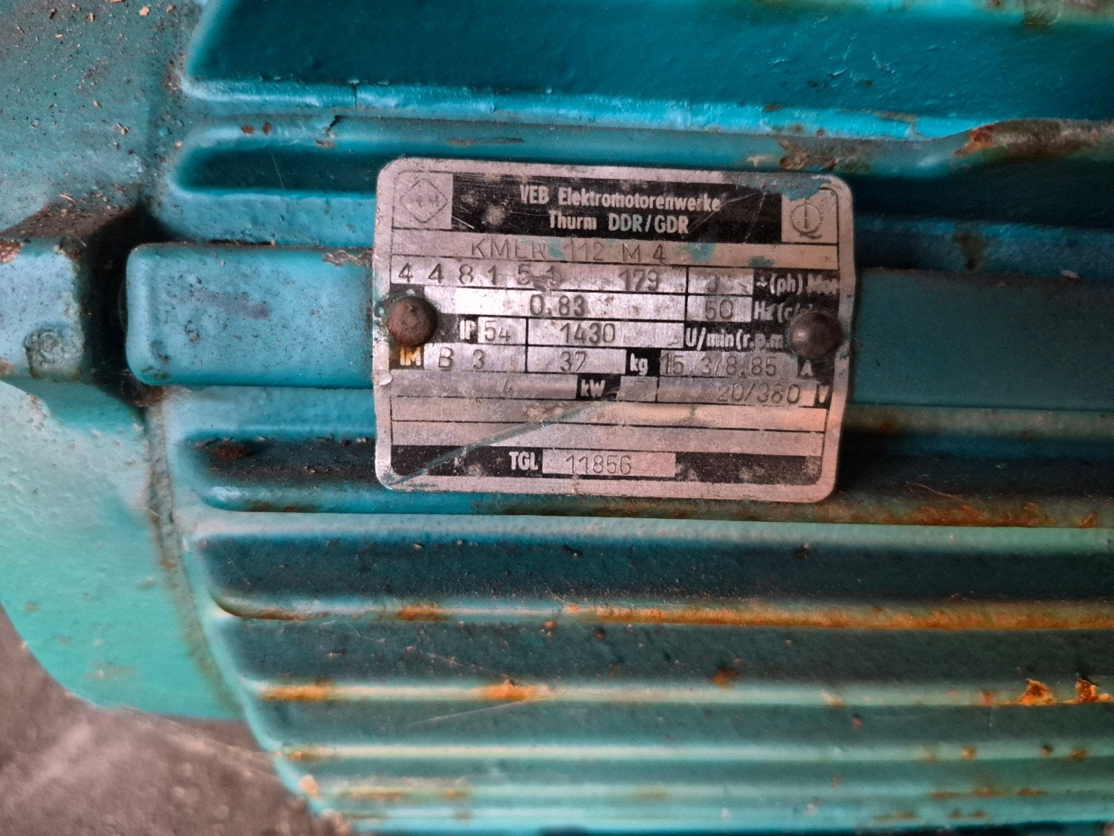 Motor 380v, Ophalen