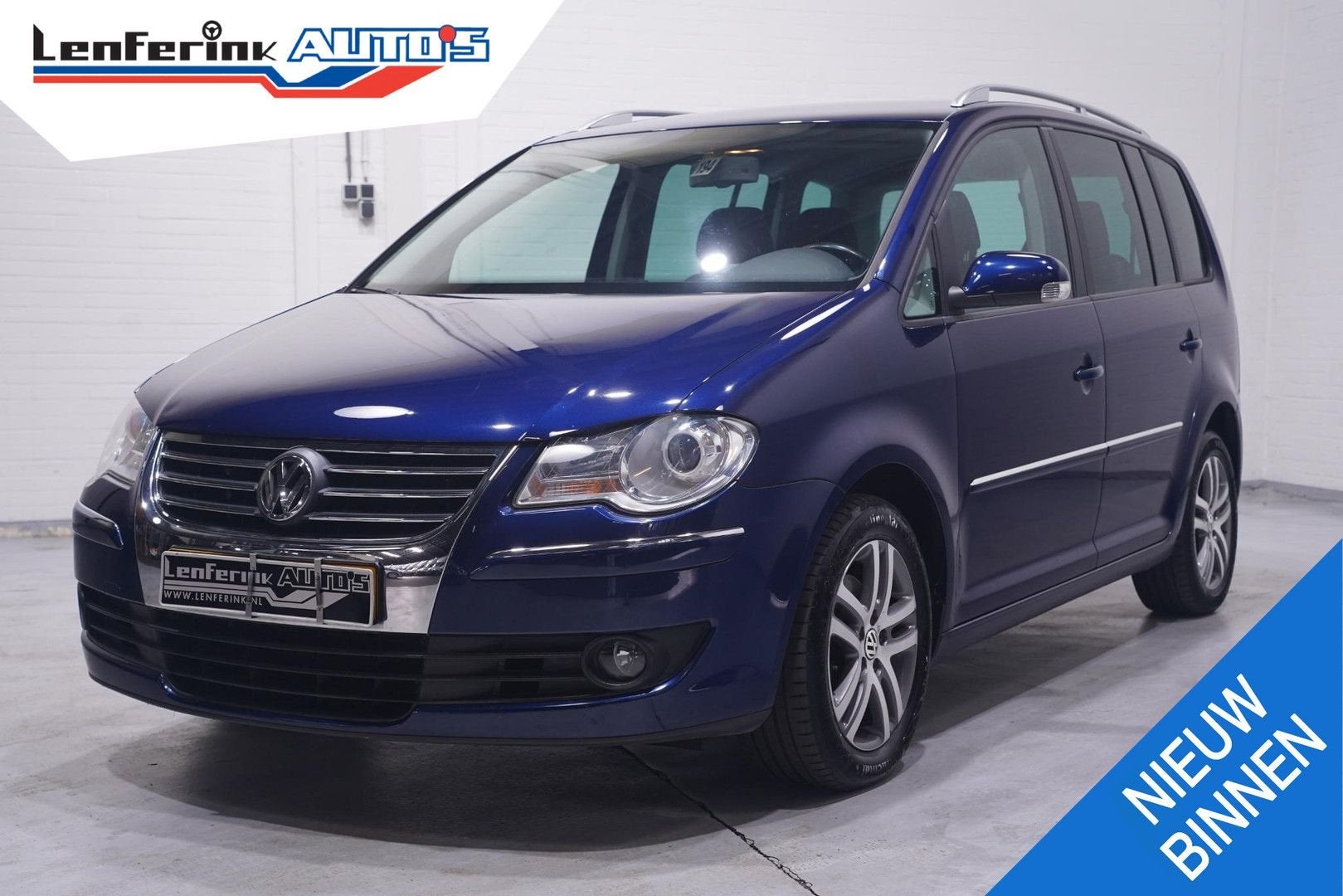 Volkswagen Touran 1.4 TSI Highline NAP Leder climatisation x, Autos : Divers, Boîte manuelle, 1390 cm³, Bleu, Essence