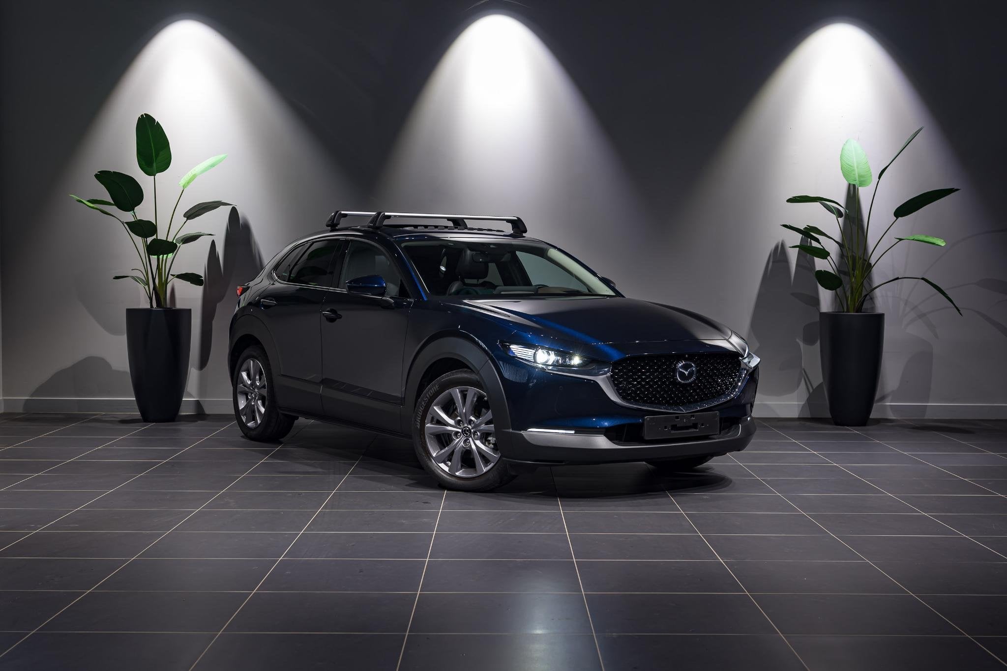 Mazda CX-30 2.0 e-Skyactiv X 137kW Skydrive ZETEL- EN STUURV, Blauw, Handgeschakeld, Mazda, SUV of Terreinwagen