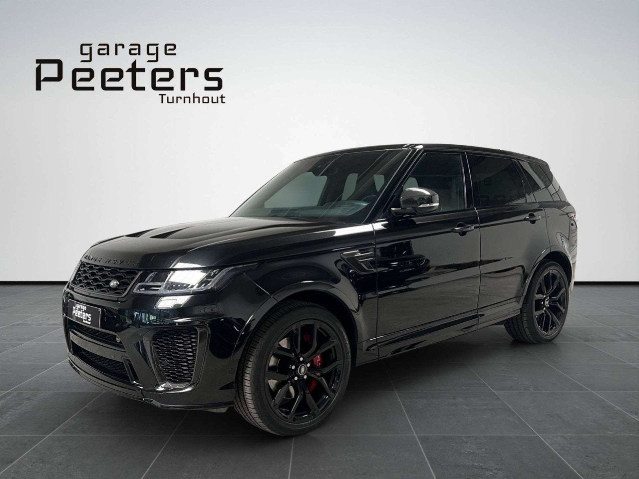 Land Rover Range Rover Sport SVR (bj 2022), Automaat, Zwart, Leder, Bedrijf