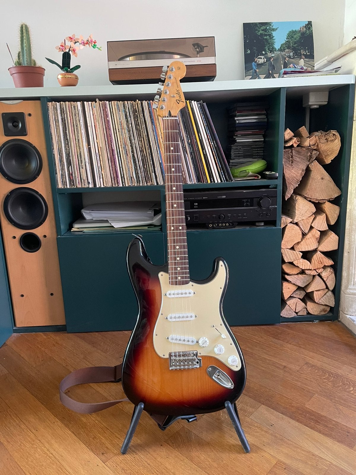 Fender Stratocaster-gitaar uit 2015, Ophalen, Zo goed als nieuw, Fender