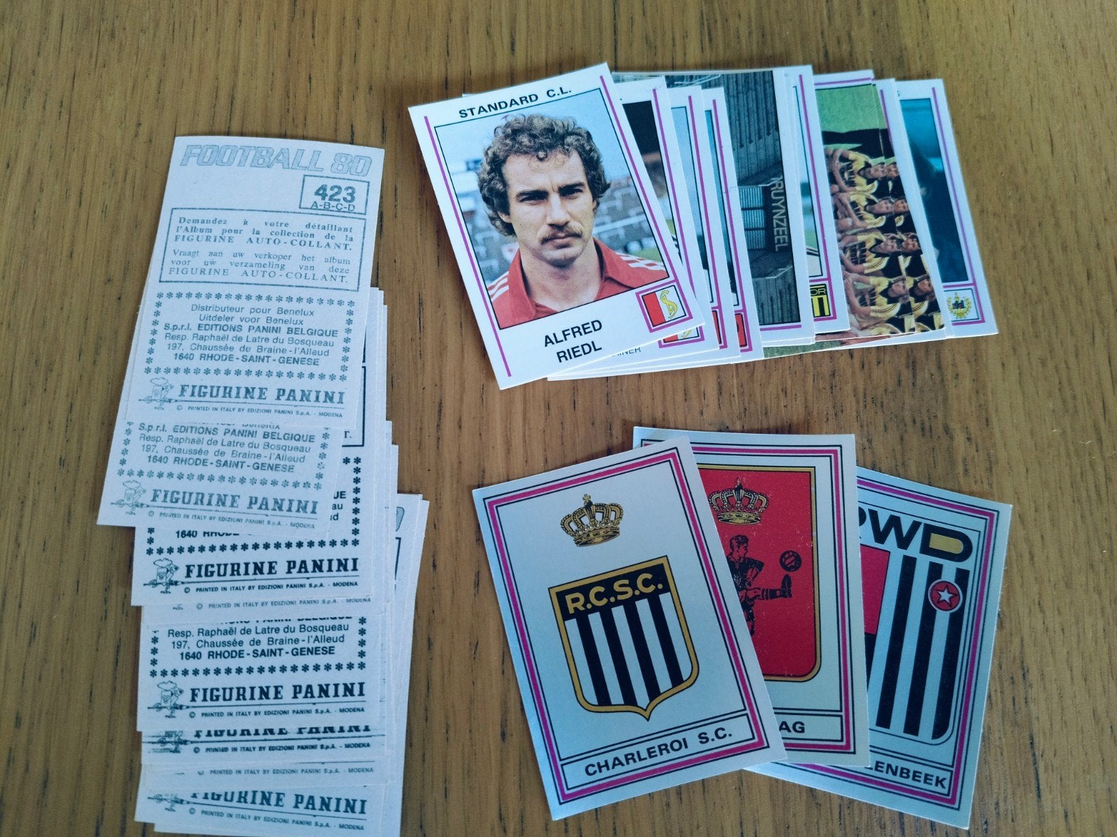 33 Panini stickers Football 80, Enlèvement ou Envoi