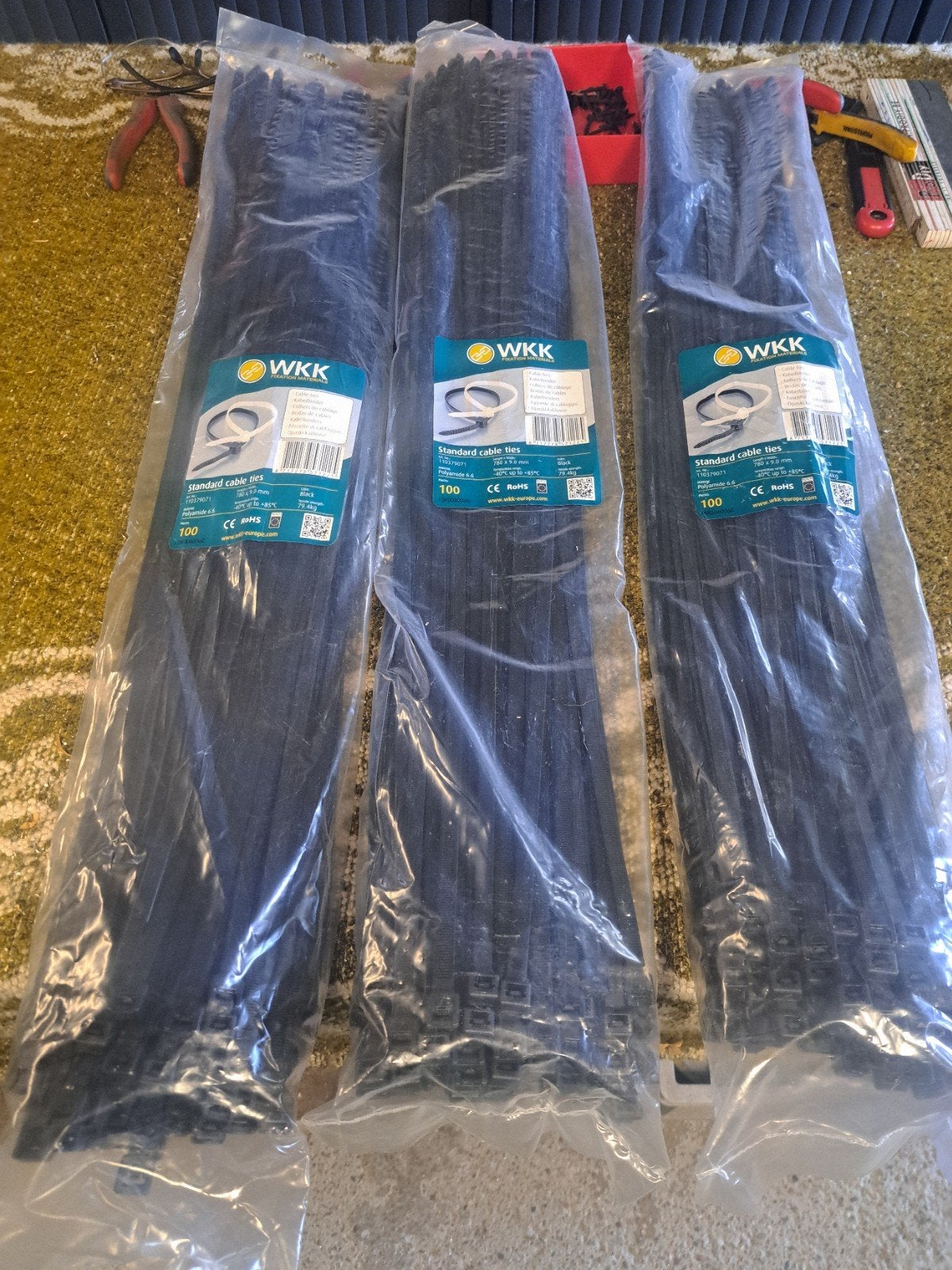 Kabelbinders 3 pakken, Ophalen