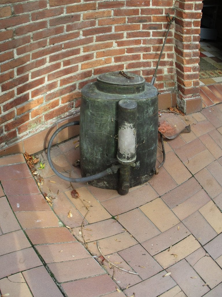 koperen sproeitoestel, Ophalen, Koper