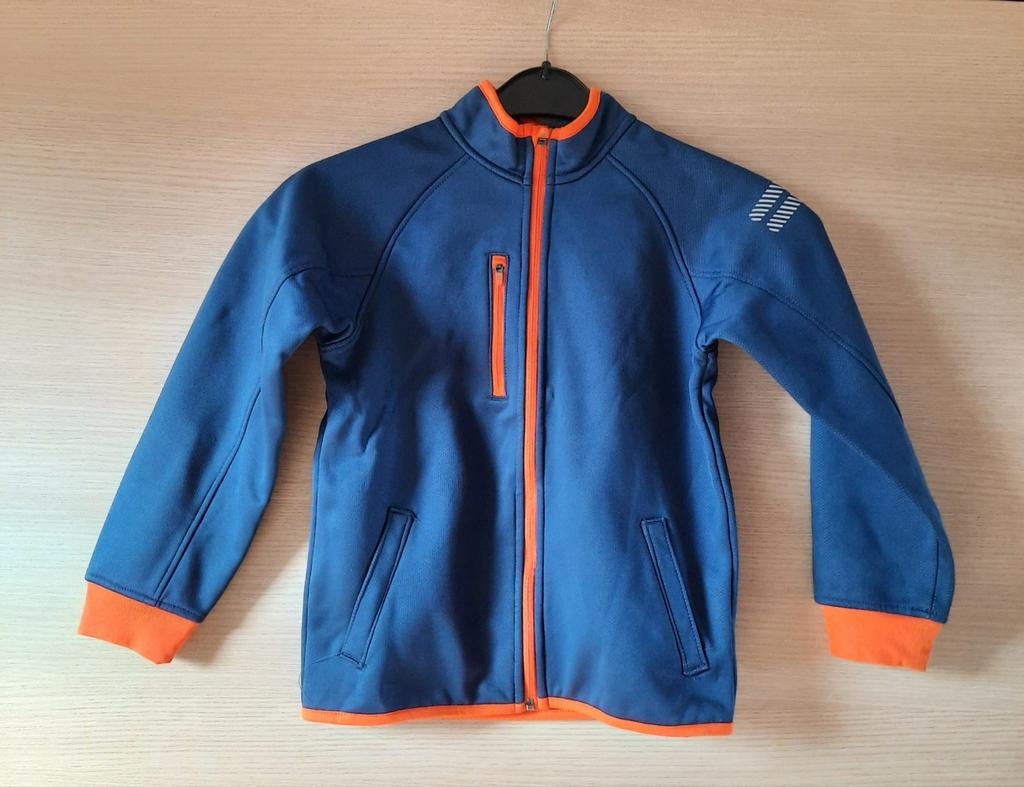 Blauw Jasje/vestje H&M maat 122-128 of 7-8 jaar, H&M, Ophalen of Verzenden, Zo goed als nieuw, Jongen