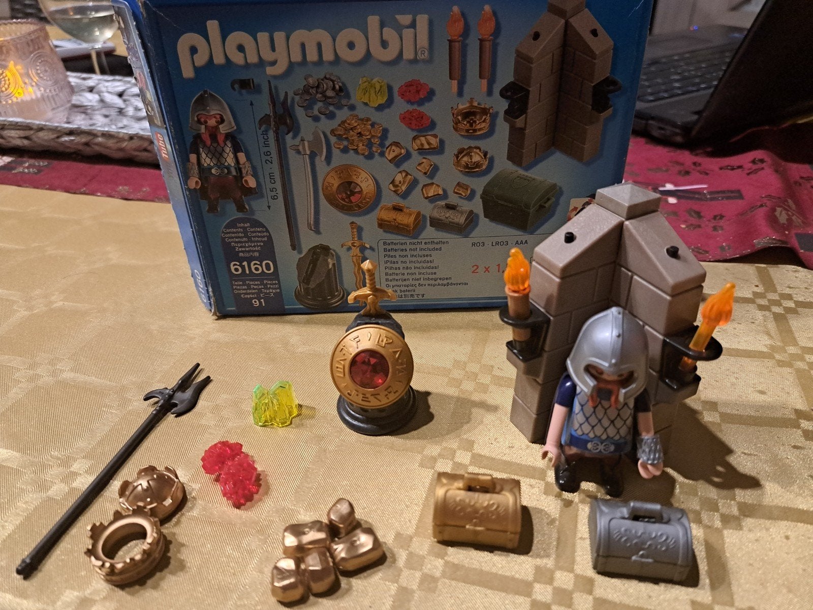 Playmobil chevalier 6160, Enlèvement