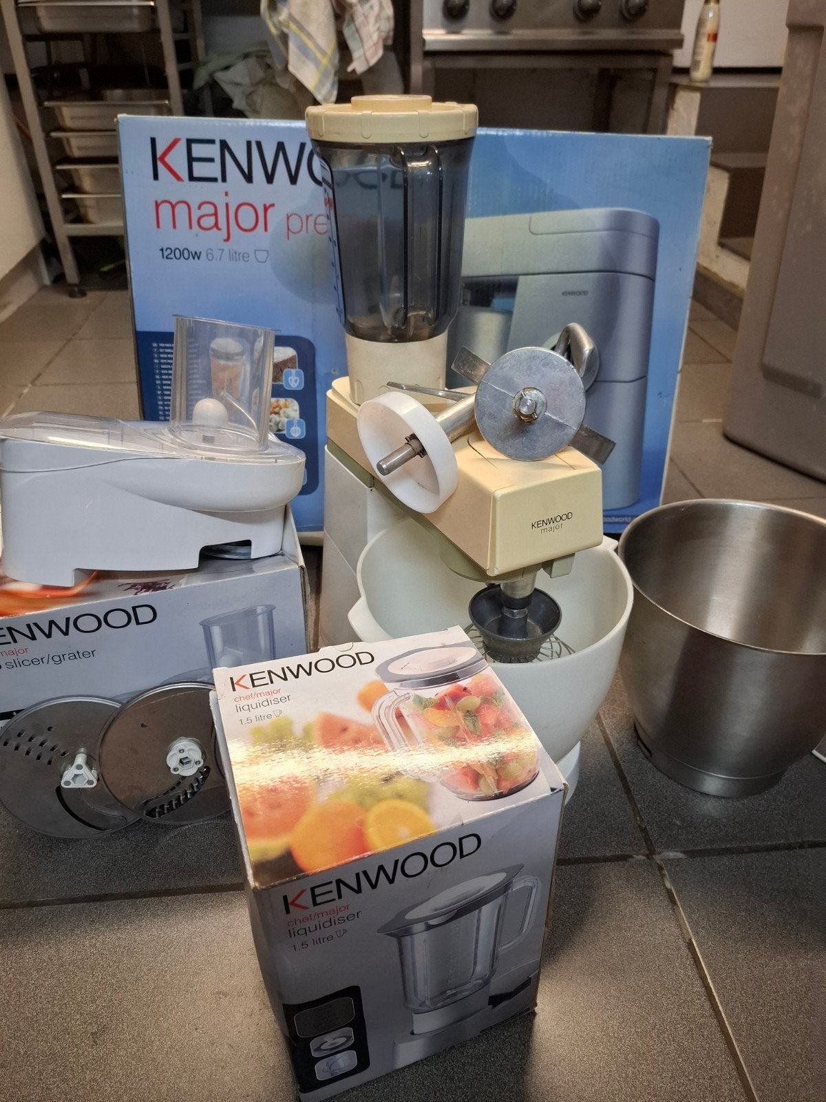 robot Kenwood Major Premium, Résiste au lave-vaisselle, Enlèvement, Utilisé, 4 litres ou plus