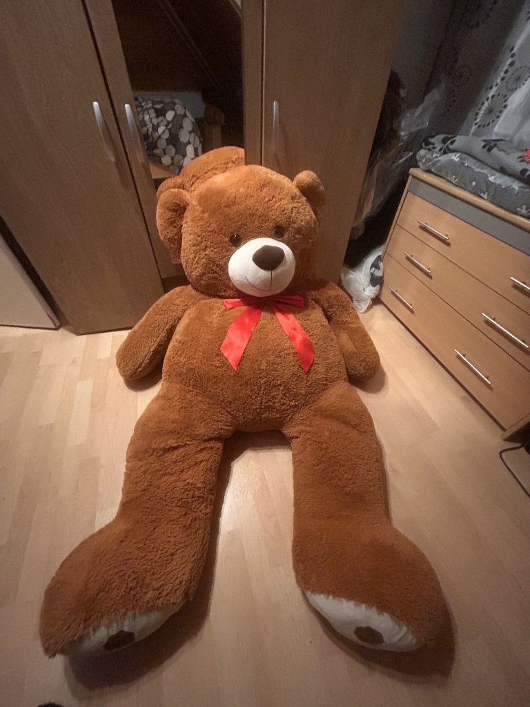 Ours en peluche géant (1m70) – État neuf, Enlèvement, Neuf, Ours en tissus, Autres marques