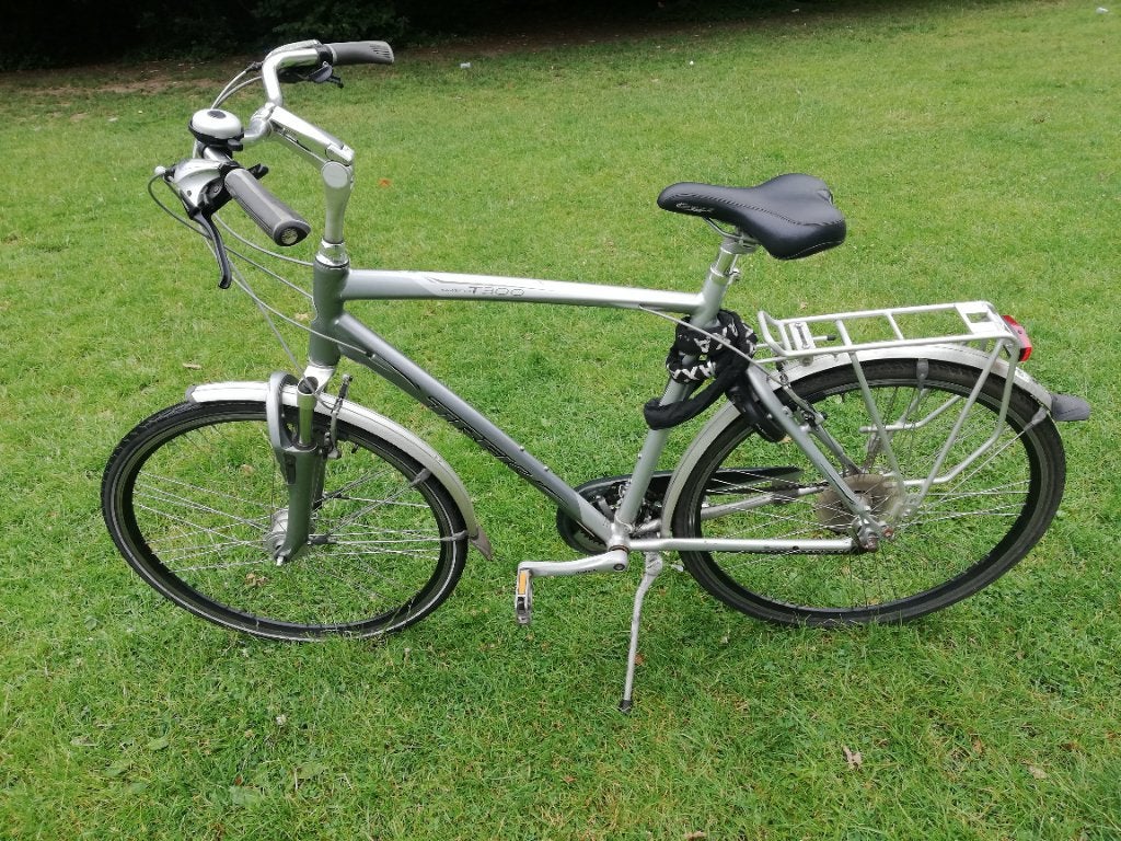 Trek herenfiets in perfecte staat, Velgrem, Versnellingen, Zo goed als nieuw, 61 tot 65 cm