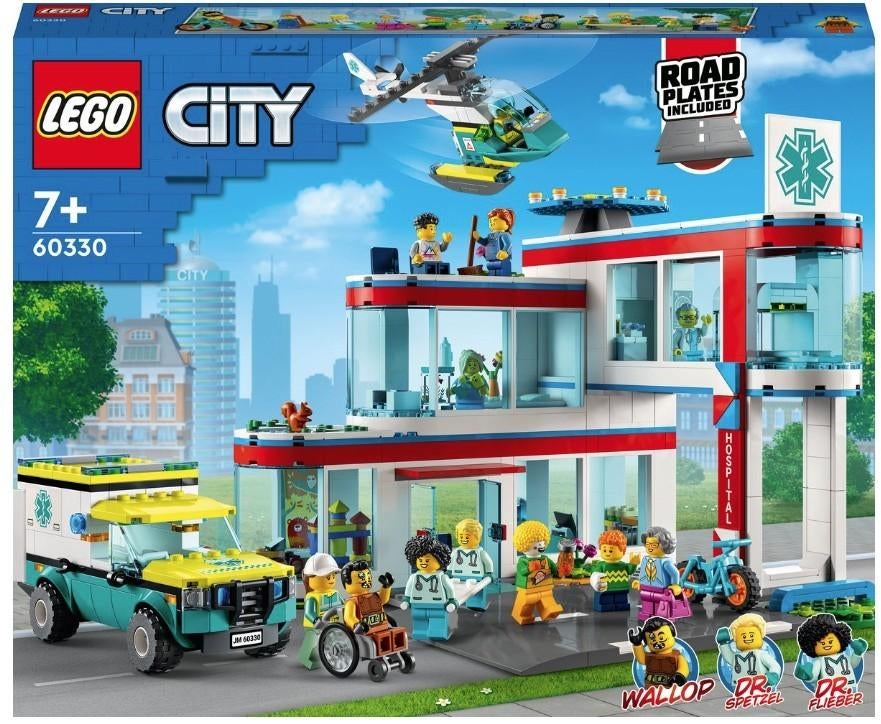 Nieuw: 60330 LEGO City Ziekenhuis, Kinderen en Baby's, Speelgoed | Duplo en Lego, Ophalen of Verzenden, Nieuw, Complete set, Lego