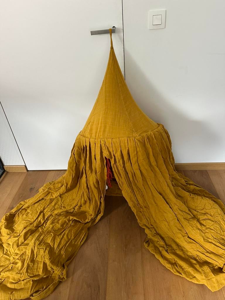 Klamboe donkergeel, Kinderen en Baby's, Kinderkamer | Inrichting en Decoratie, Ophalen, Zo goed als nieuw, Klamboe