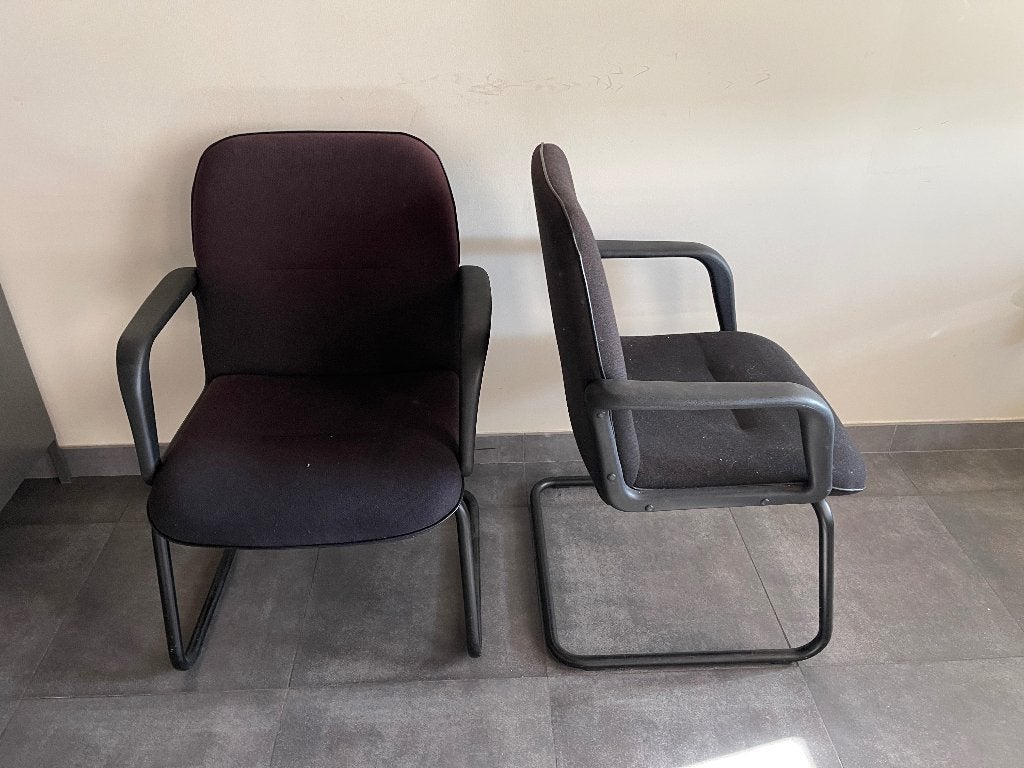 2 stoelen - gratis, Huis en Inrichting, Stoelen, Ophalen, Gebruikt, Twee, Stof