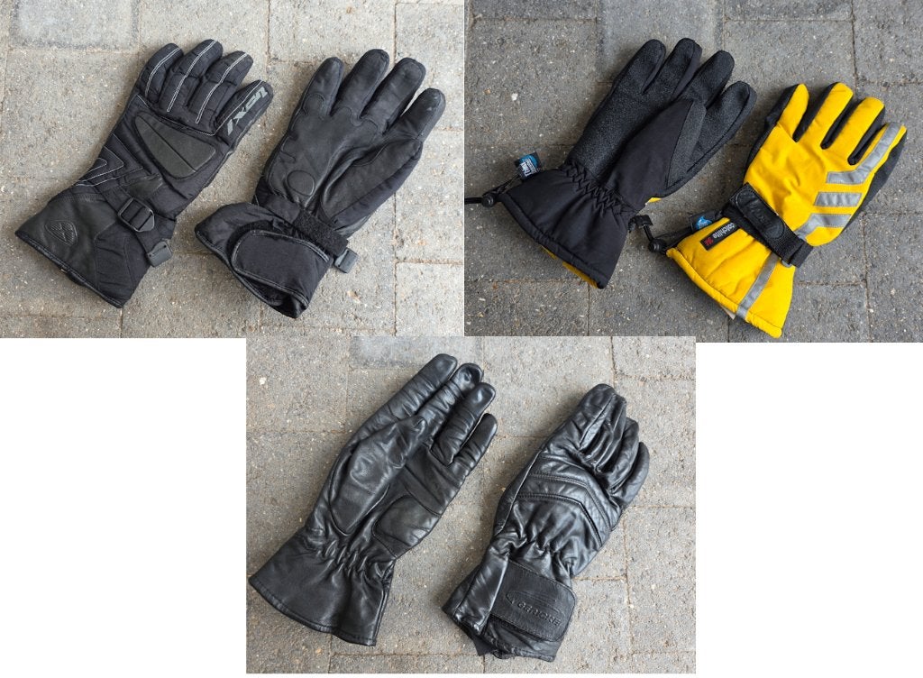 Lot van 3 paar motorhandschoenen (Hein Gericke, Ixon, Macna), Dames, Hein gericke, Ophalen of Verzenden, Handschoenen